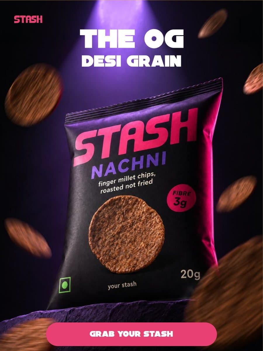 nachni email, top of the layout